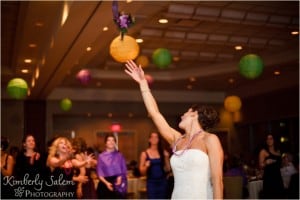 Bouquet toss