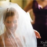Megan under her veil