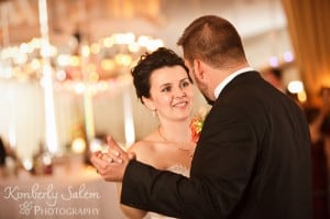 bride and groom - first dance