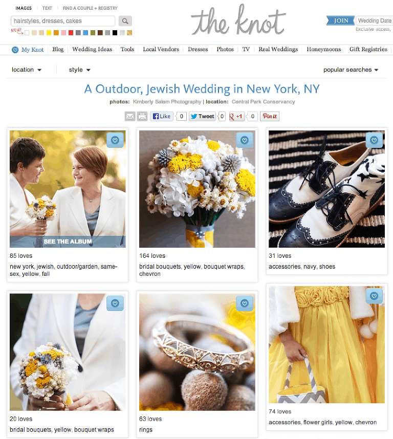 Pam and Jen Wedding - The Knot online Real Wedding