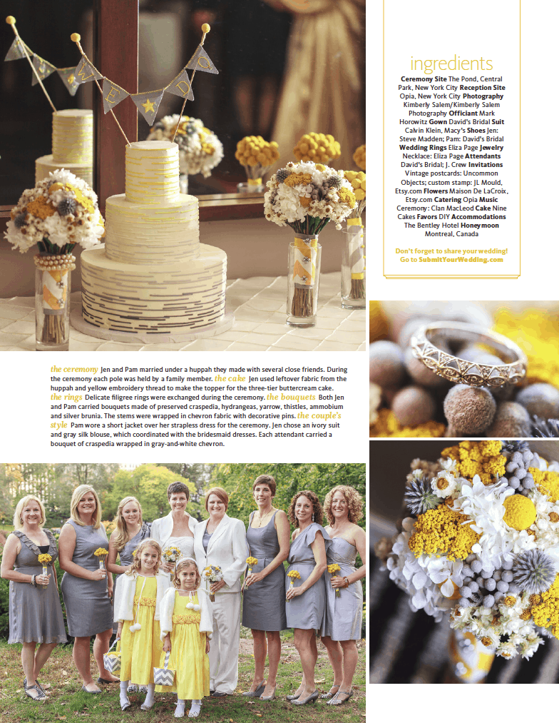 Pam and Jen Wedding - The Knot feature page 2
